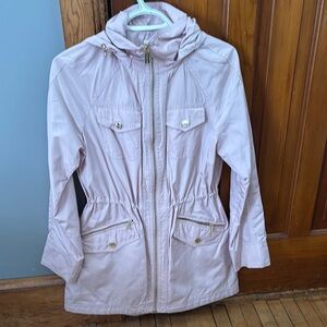 Michael Kors Light Pink Hooded Jacket